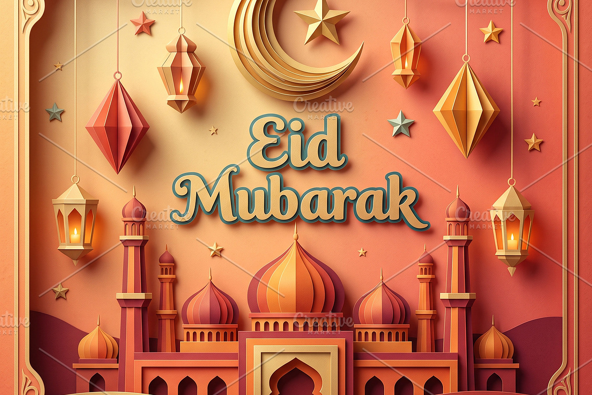 Eid Mubarak Illustration, a Holiday Photo by microtasker (Photo 2 of 2)