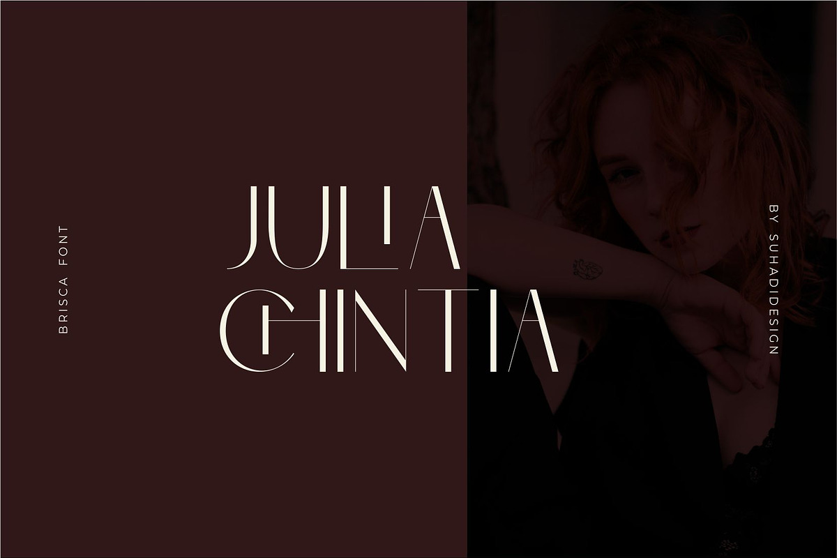 Brisca - Sans Serif Modern Font, a Sans Serif Font by suhadidesign (Photo 9 of 13)