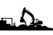 Excavator Construction Vector Bundle, an Illustration by Amazin_art (Thumbnail 14 of 51)