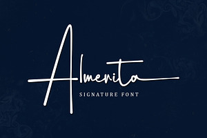 Almerita - Signature Font