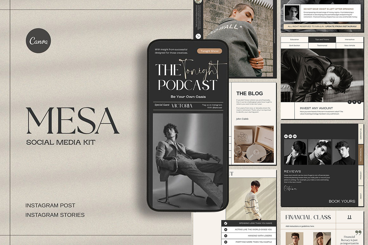 8in1 Instagram Creative Bundle, a Social Media Template by Analogi Studio (Photo 10 of 11)