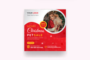 Christmas Pet Sale Social Media Post, a Social Media Template by Mk_Studio (Thumbnail 7 of 7)