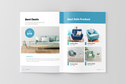 Blue White Furniture Catalog, a Brochure Template by UICreative (Thumbnail 4 of 4)