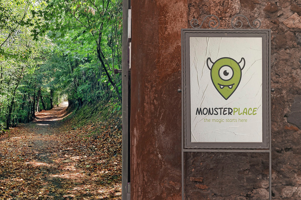 Monster Place Logo, a Branding & Logo Template by Sargatal (Photo 4 of 4)