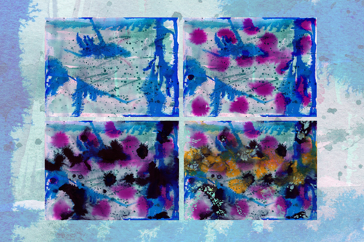 Experimental Watercolor Backgrounds, a Texture Graphic by Maya's Art Adventures (Photo 11 of 11)