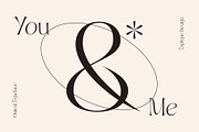 Onteal - Serif Display Ligature Font, a Serif Font by Vesvocrea (Thumbnail 7 of 9)