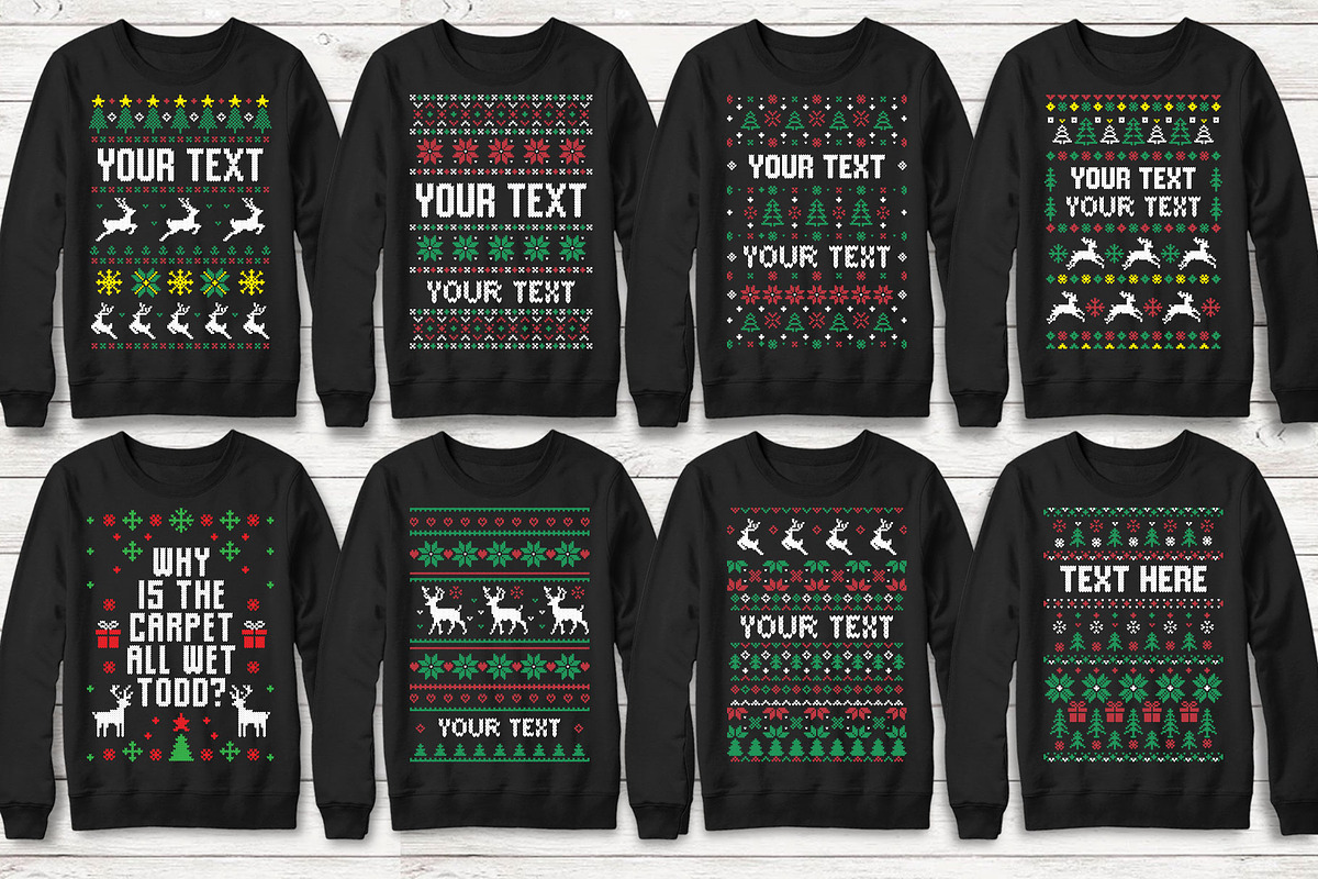 100+ Ugly Christmas Designs, an Illustration by beetlepixels (Photo 4 of 15)