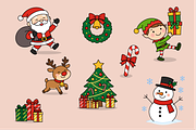 Christmas Holiday Clipart Collection, a Seasonal Illustration by Artpon Illustration (Thumbnail 2 of 3)