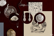 TREASURES OF THE SEA burgundy mockup, a Household Mockup by Stykke Studio (Thumbnail 9 of 9)
