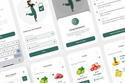 Fresh Cart-Grocery Mobile App UI Kit, an App Template by CreativeUI (Thumbnail 8 of 8)