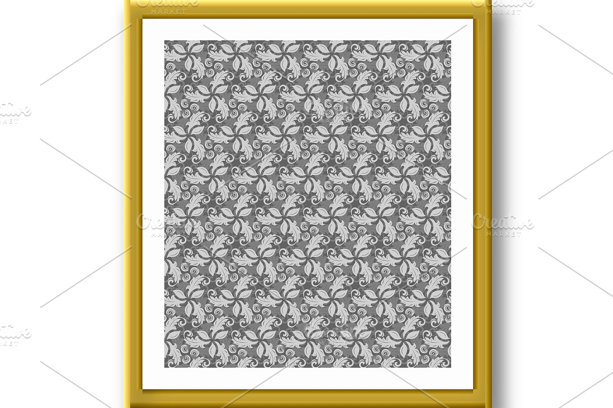 Floral Seamless Vector Pattern, a Decorative Illustration by FineArtStudio (Photo 3 of 3)