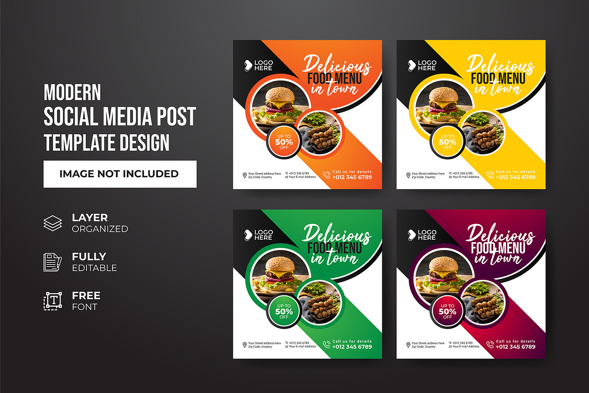 Social Media Post Template, a Social Media Template by gstudiovect21 (Photo 69 of 72)