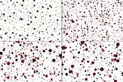 20 Seamless Red Splatter Patterns, a Pattern Graphic by Nordic Design (Thumbnail 9 of 9)