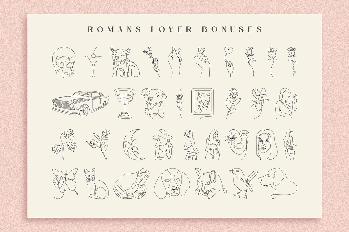 Roman Lover, a Serif Font by alit design (Photo 17 of 19)