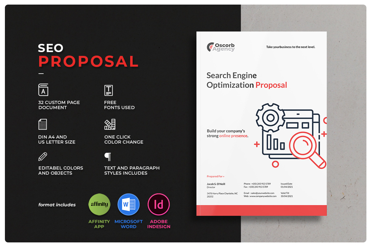 SEO Proposal, a Brochure Template by StudioGraficso (Photo 1 of 11)