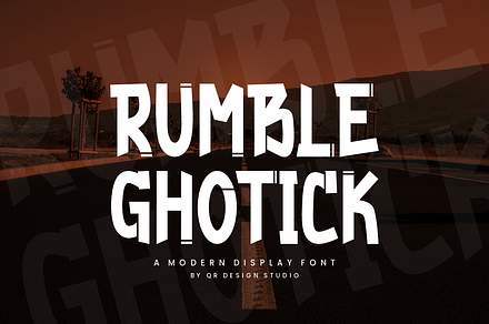 Rumble Ghotick - Marker Font, a Handwritten Font by QR Design Studio