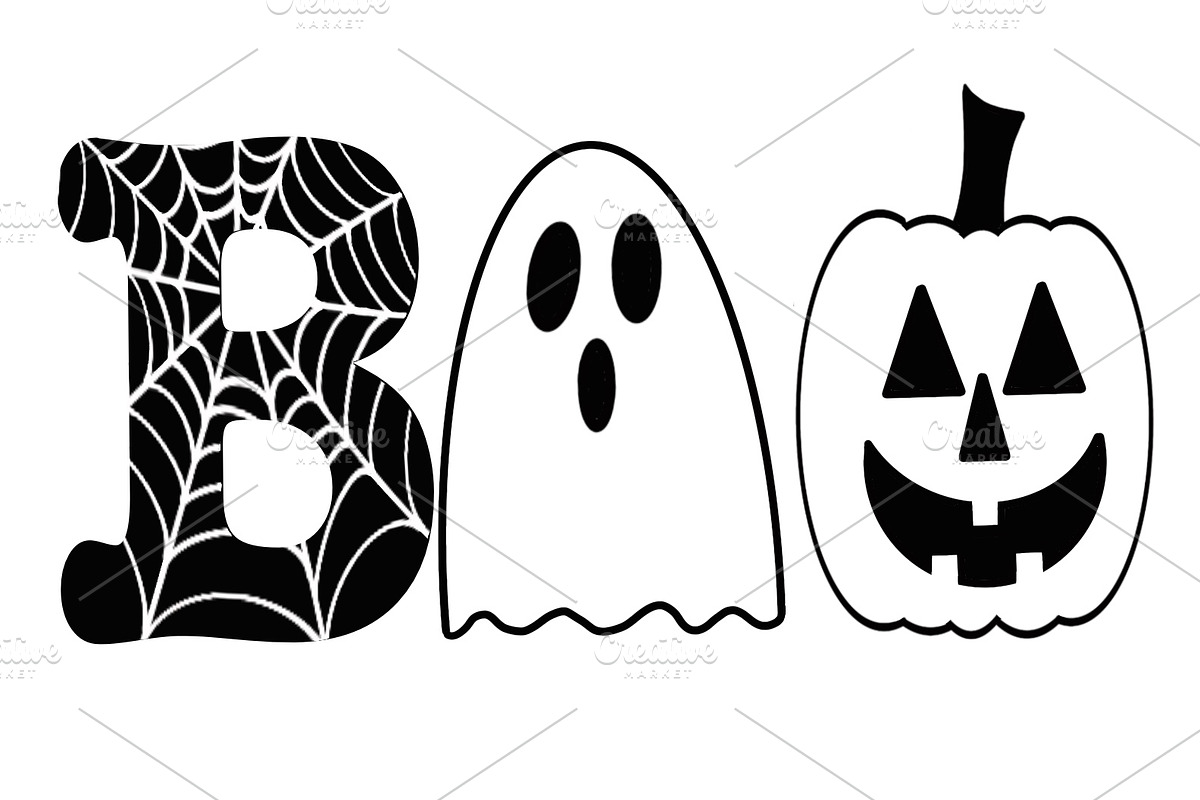 Boo SVG, a Graphic by DesignedByMLE