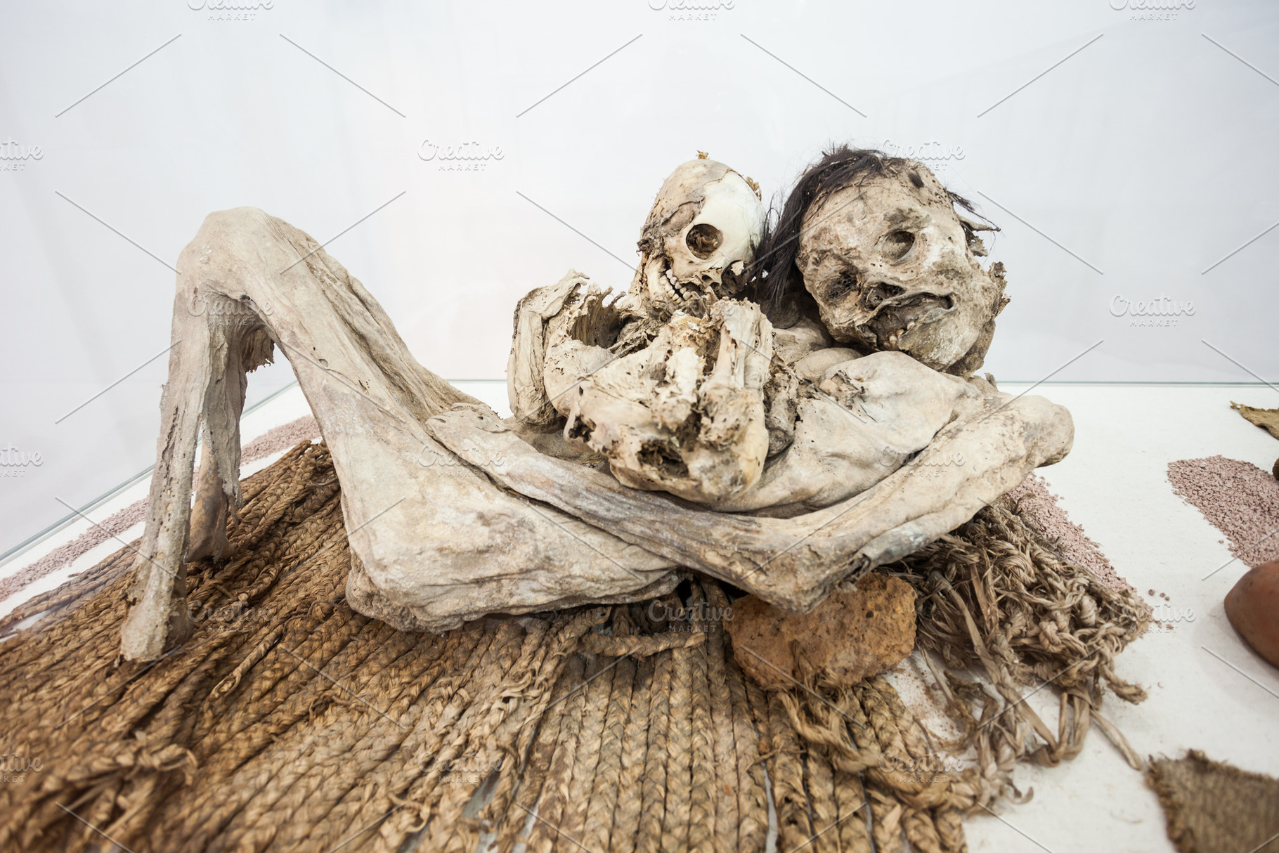 Mummified human corpse, a Photo by saiko3p
