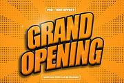 Grand opening text effect, a Layer Style Add-On by AP Market (Thumbnail 1 of 2)
