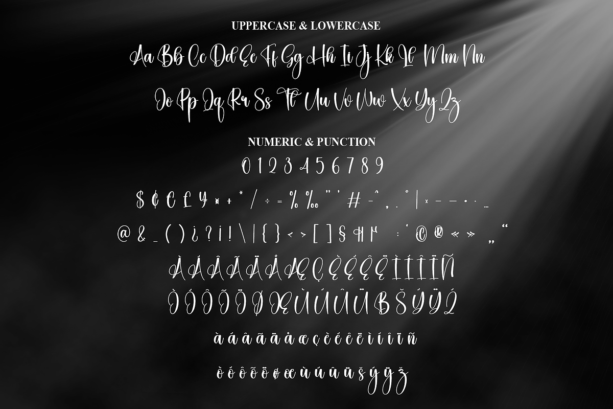 Shining | Script Font, a Handwritten Font by Scratchones (Photo 7 of 9)