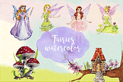 Fairies Clipart Images, an Illustration by Whimseez (Thumbnail 3 of 5)