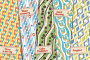 20 Retro Patterns, a Pattern Graphic by DeepFuze (Thumbnail 3 of 5)