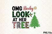 Omg Becky Look At Her Tree Png, a Seasonal Illustration by YA Design (Thumbnail 1 of 4)
