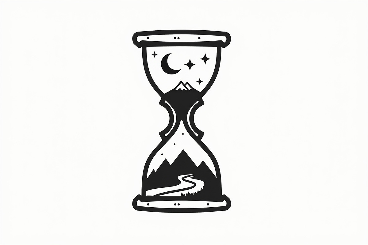 Hourglass Mountain Scene Set, an Illustration by BIPLOB EXPERT (Photo 4 of 7)