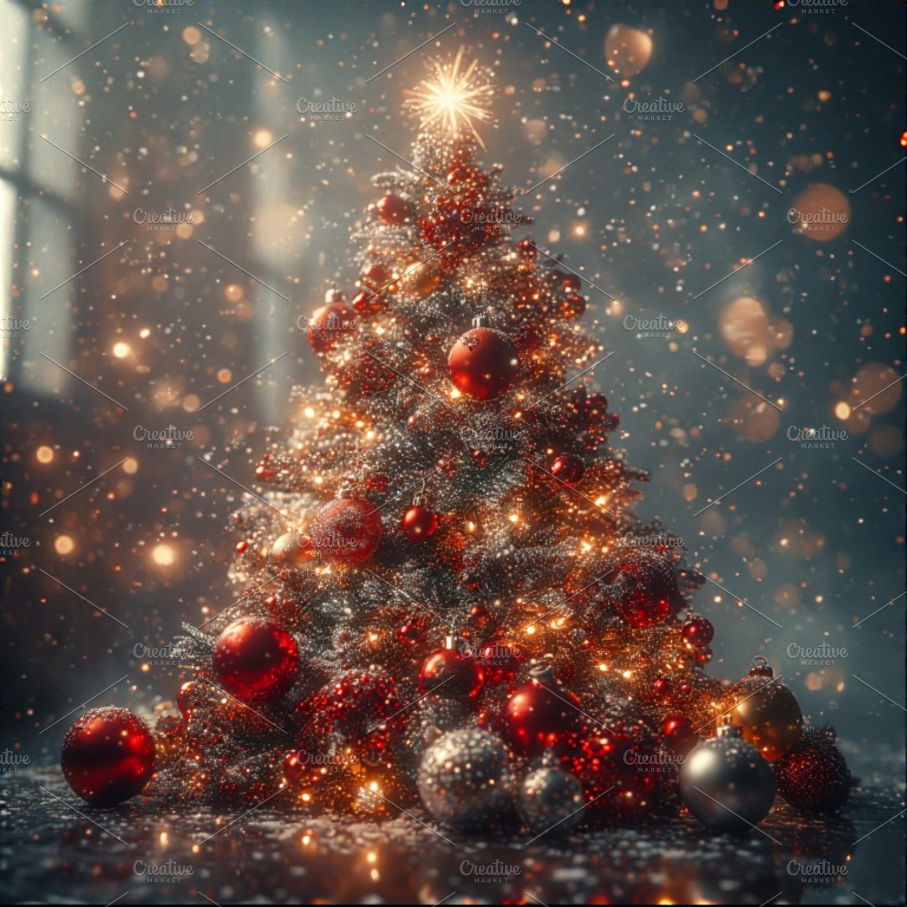 Christmas balls stock image, a Photo by ComfortQ