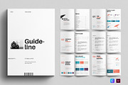 Brand Guidelines Template, a Brochure Template by E-Type (Thumbnail 1 of 8)