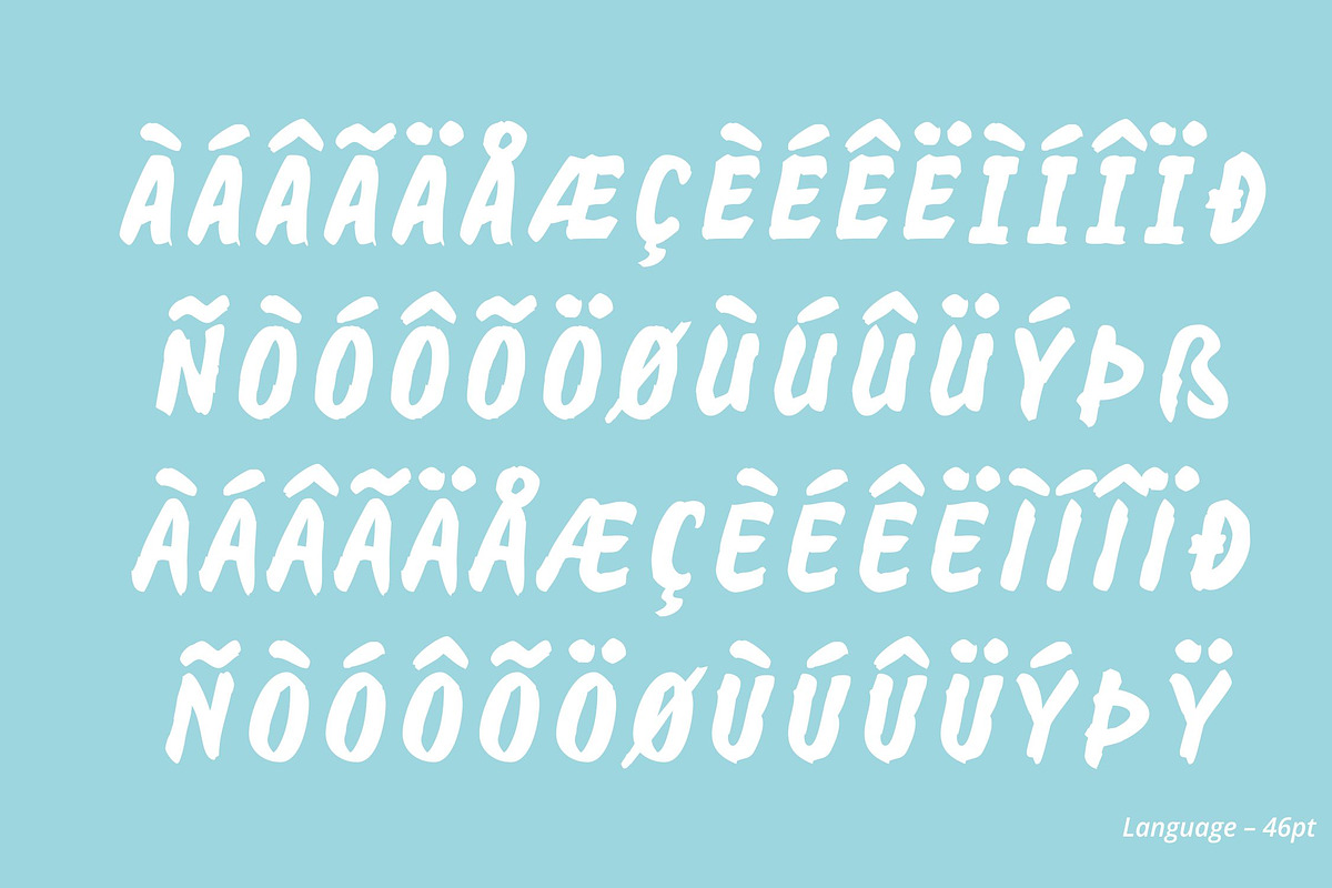Ojero -  Retro Brush Font, a Font by dexsarharryfonts (Photo 8 of 10)