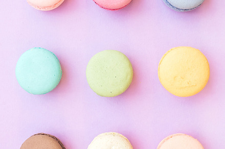 Sweet colorful french macaroon stock photo containing macaron and cake, a Food & Drink Photo by Foxys