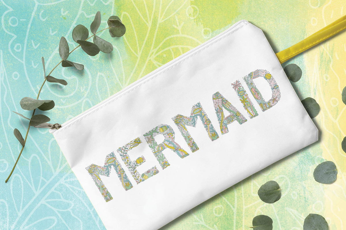 Handdrawn alphabet inspired by Sea, a Decorative Illustration by Pippi Draws (Photo 2 of 13)