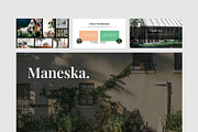 Maneska - Botanical Powerpoint, a Presentation Template by eunavia (Thumbnail 6 of 7)