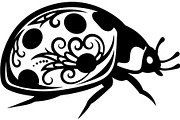 20 Ladybug Silhouette Mega, an Object Graphic by Designer_Momina (Thumbnail 6 of 20)