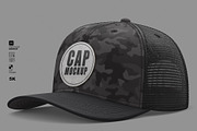 Fully Editable Trucker Hat Mockup PS, a Hat Mockup by LESZ Design (Thumbnail 6 of 8)