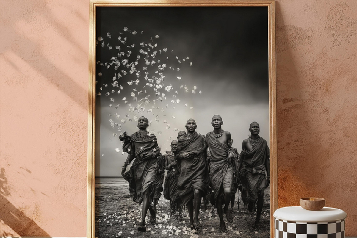 African in Spring Wall Art Set, a Decorative Illustration by PrintablesByFranklyn (Photo 17 of 17)