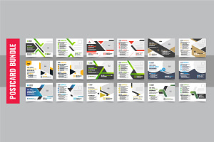 Business postcard design bundle, a Card Template by Pavel_design