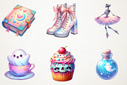 Pastel Halloween Sublimation, an Illustration by RobertsArt (Thumbnail 5 of 5)