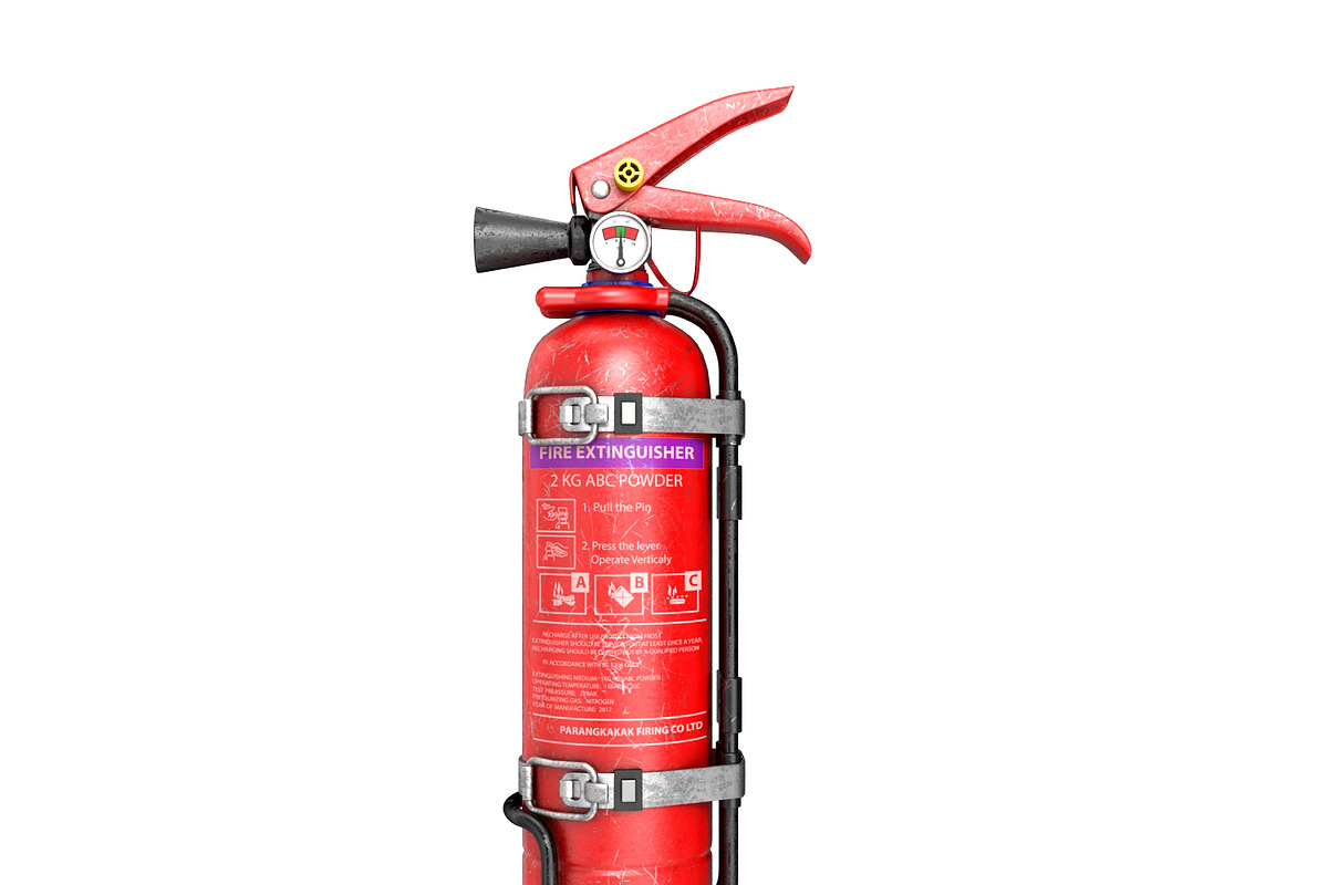Fire Extinguisher, an Object 3D Model by Tedi Permana (Photo 8 of 11)