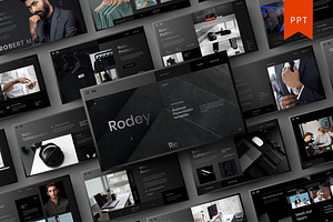 Rodey – Business PowerPoint, a Presentation Template by Dens Creative Studio