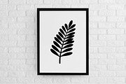 Tropical Leaves Silhouette SVG, a Decorative Illustration by newminddesign (Thumbnail 2 of 3)