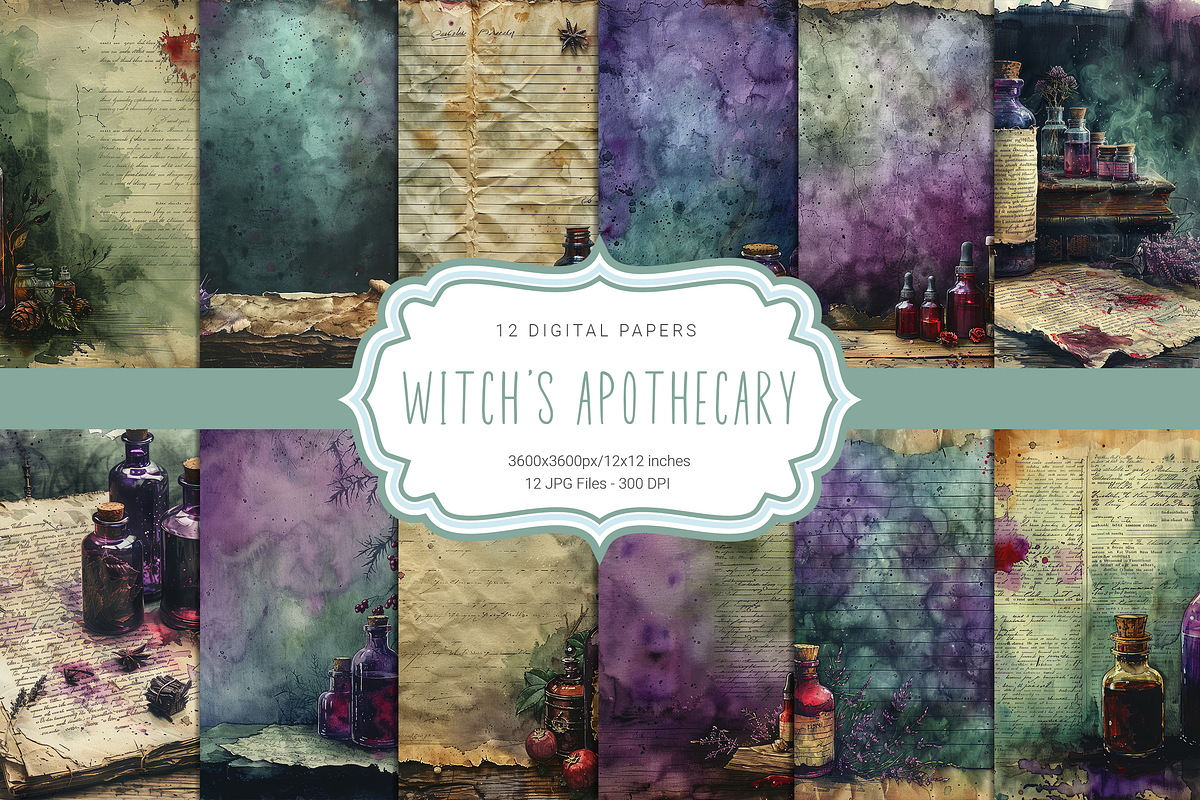 Witch's Apothecary, a Background Graphic by Curve Design (Photo 1 of 7)