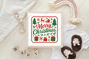 Merry Christmas Coquette PNG, an Illustration by CraftArtStudio (Thumbnail 4 of 4)