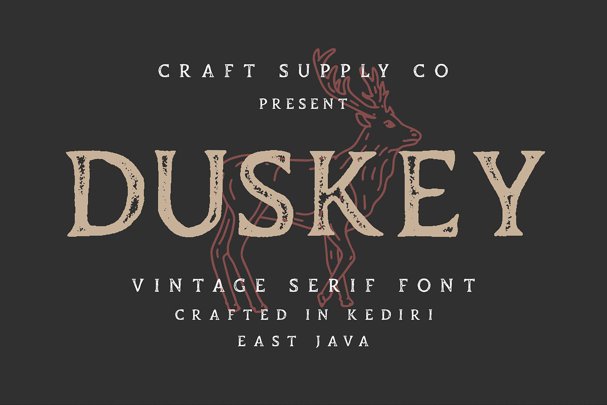 Duskey - Vintage Serif Font + Extras, a Serif Font by Craft Supply Co. (Photo 10 of 10)