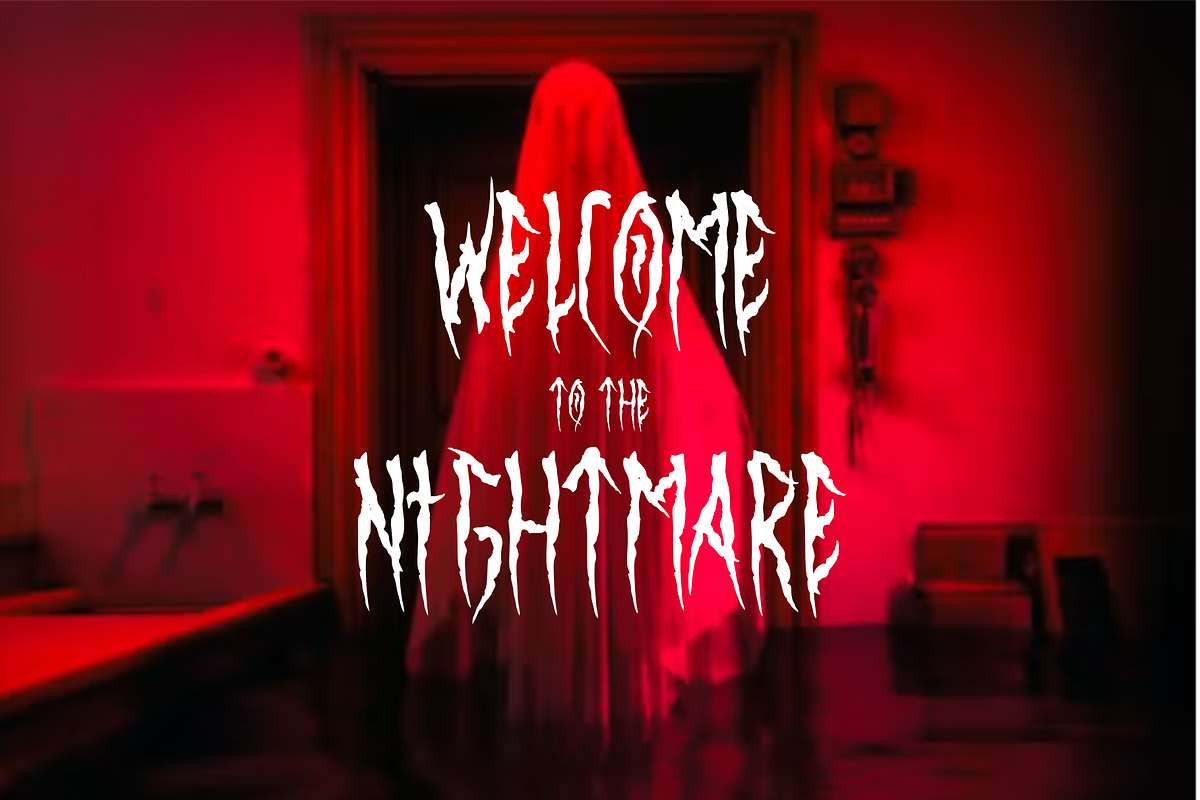 Binsruh – Twisted Horror Font, a Handwritten Font by idealistudio (Photo 2 of 5)