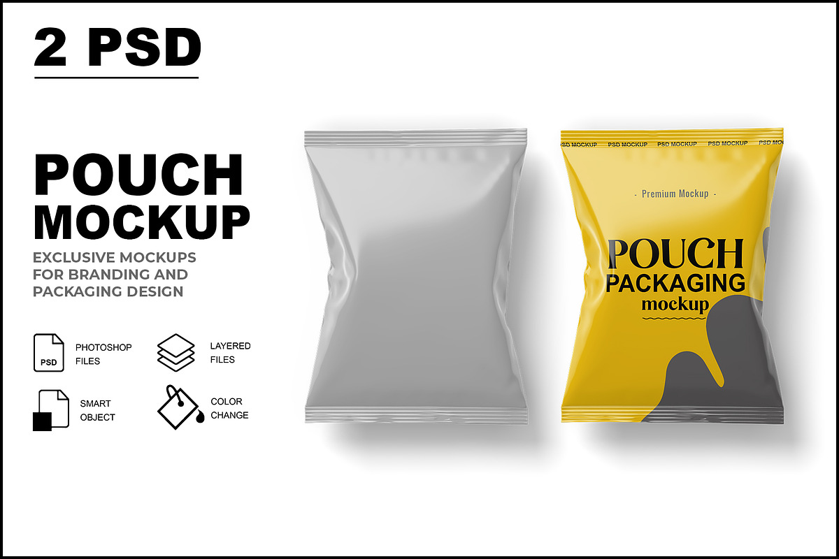 Pouch Mockup, a Cups & Container Mockup by mockupbuys (Photo 1 of 5)