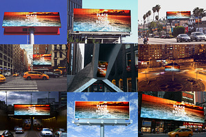 50 Billboard Mock-up Mega Bundle 1