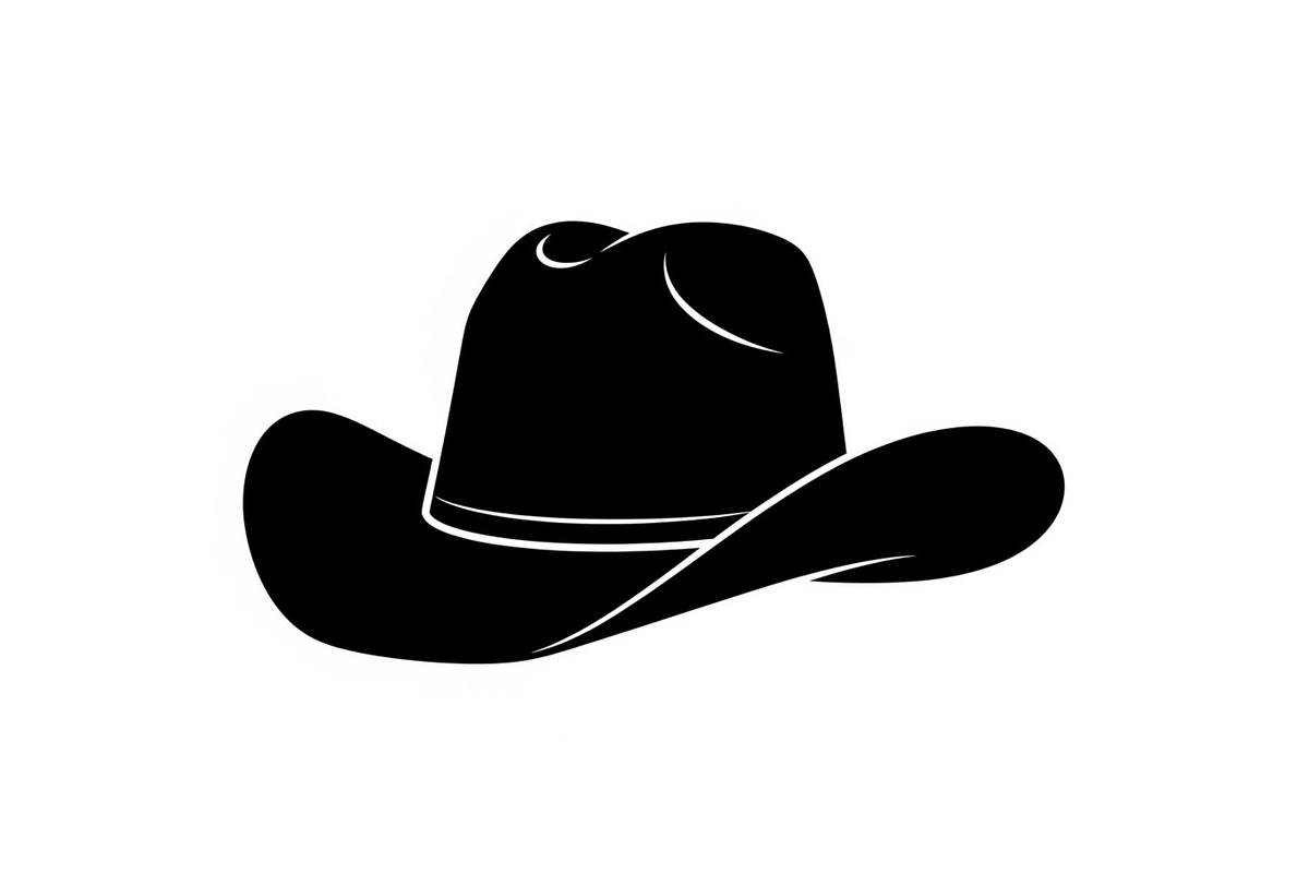 Minimal Cowboy Hat Silhouette Bundle, an Illustration by Designs_River (Photo 49 of 51)