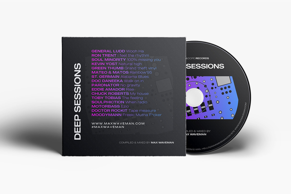 DJ Mix Cover Art Templates #03, a Print Template by vinyljunkie (Photo 4 of 14)